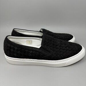 M. Gemi Shoes Mens Size 8.5 Woven Slip On Suede Made in Italy Casual Sneakers